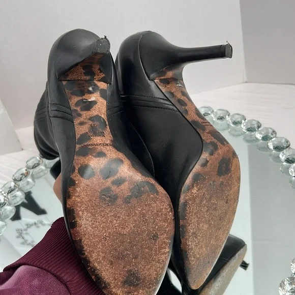 DOLCE & Gabbana black Stretch leather jersey ankle boots size 41 - Picture 15 of 17
